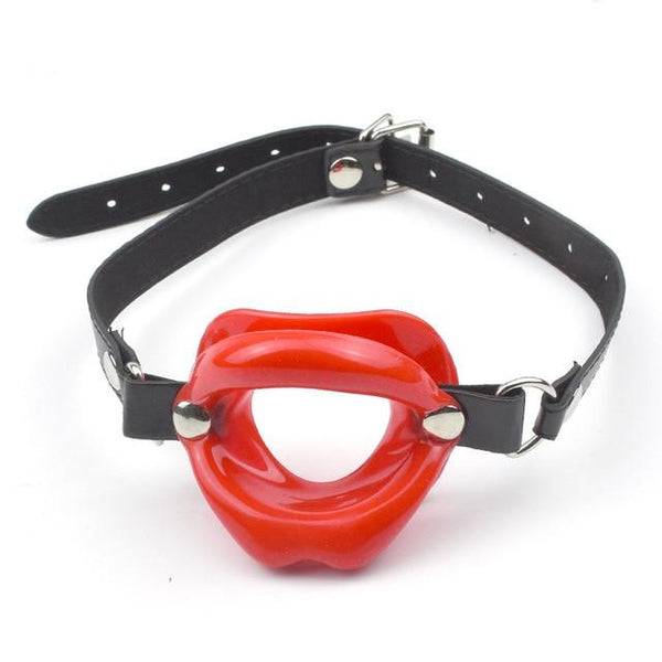 Open Mouth Rubber Lips Gag Slave Training  Restraints Gags