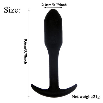 Silicone Anal Dildo Butt Plug Set  Training Fetish Non Vibrating Butt Plugs