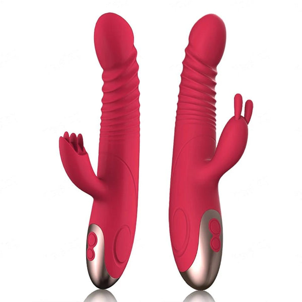 Heating Rabbit  Rechargeable Waterproof G Spot Clit Stimulator Rabbit s