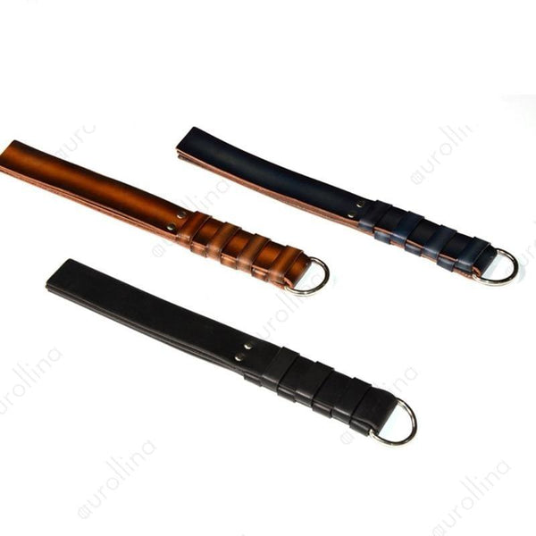 Three Layer Leather Spanking Strap Impact Toy   Restraint Belts