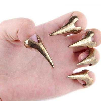 5 Claw Rings Bronze Silver Sensory Scratch Play  Kink  Fetish Sensation Play