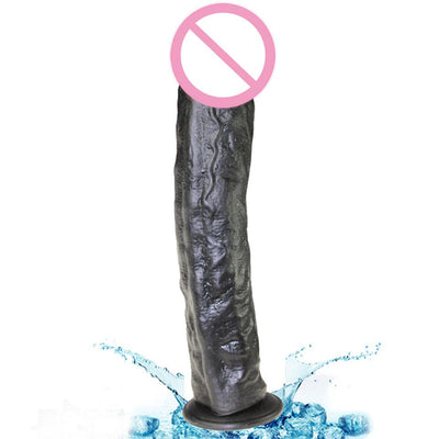 11.4 Inch Realistic  Super Huge Big Dildo With Suction Cup Black Flesh  Realistic Dildos