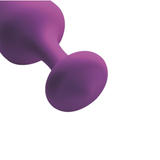 Purple Pleasures 3 Pc Silicone Anal Plugs Non Vibrating Butt Plugs