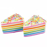 Rainbow Cake Squishy Toy Squeezable Stress Relievers