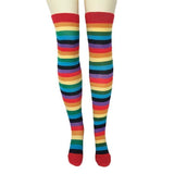 Rainbow Knee Socks