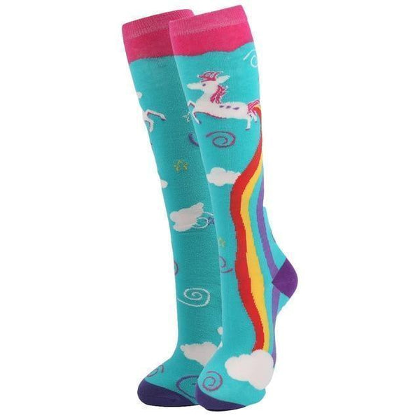 Rainbow Knee Highs Socks