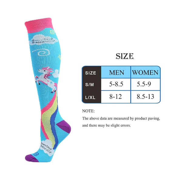 Rainbow Knee Highs Socks