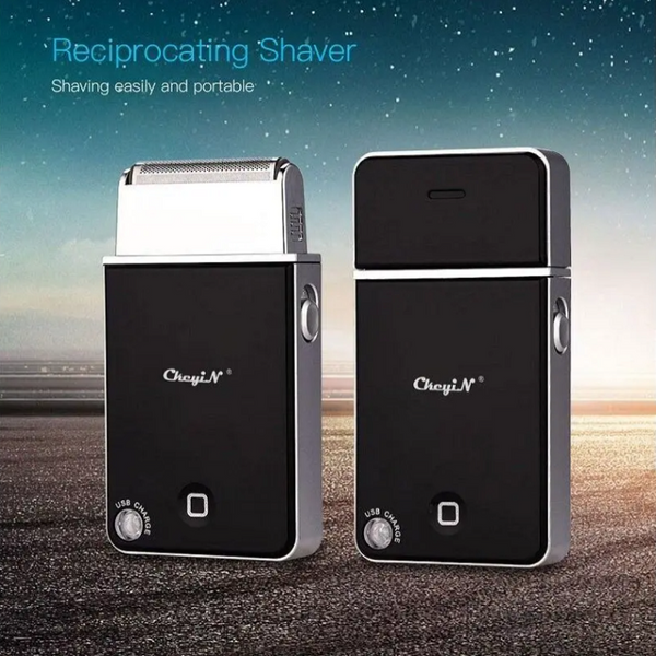 Rechargeable Travel Electric Slim Shaver Men Razor Beard Pop Up Trimmer Men's Shavers