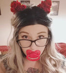 Red Adult Pacifier Ddlg Abdl Littles Play