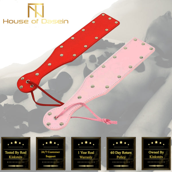 Pink Red Spanking Paddle  Impact Play  Kink Fetish Paddles