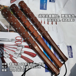 House Of Dasein Redwood Solid Wood Sandalwood Short Staff With Steel Beads Tactical Self Defense Crops