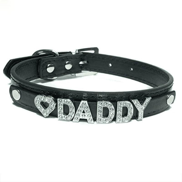 Rhinestone Daddy Collar Ddlg Littles Accessories Collars & Leashes