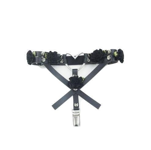 Rose Heart Garter Lingerie Women Garter Belts