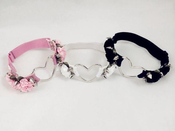 Rose Heart Garter Lingerie Women Garter Belts