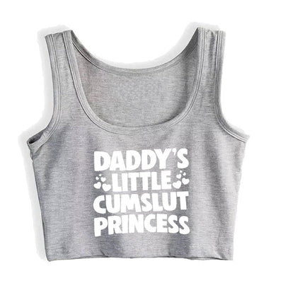Daddys Little Princess Novelty Crop Tank Top  Ddlg Shirt Other Erotic Clothing