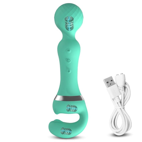 Powerful 3-In-1 Magic Wand Vibrator Clitoris G-Spot Stimulations Women