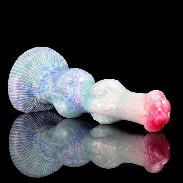 Pastel Pretty Bumpy Ridged Dildo Butt Plug With Suction Cup Base Non Vibrating Butt Plugs
