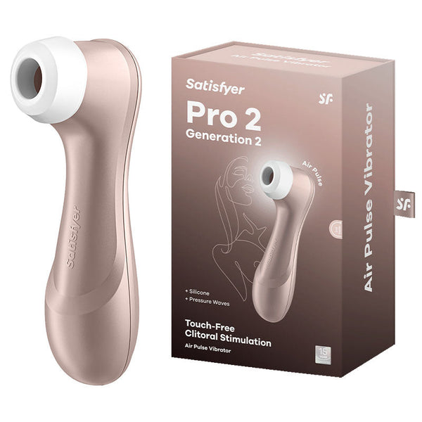 Satisfyer Pro 2 Rose Gold Touch Free Usb Rechargeable Clitoral Stimulator Suction s