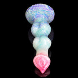 Pastel Pretty Bumpy Ridged Dildo Butt Plug Suction Cup Base