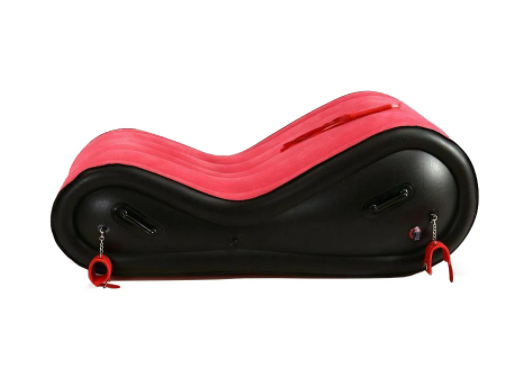 Inflatable  Sofa Bed Love Chair Cuffs Restraints  Sex Furniture
