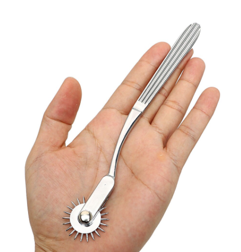 Spindle Nipple Roller Metal Wartenberg Wheel   Sensation Play