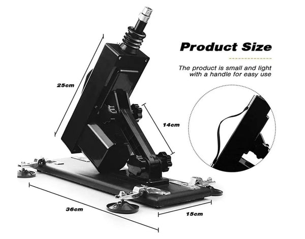 A2 Automatic Sex Machine 7 Dildos Thrusting Gun Anal Masturbation Sex Machines
