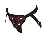 Seduction Black With Lace Strapon Harness Pegging Lesbian Couples