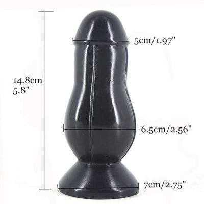 Silicone Anal Butt Plug Huge Dildo Suction Cup  Fetish Non Vibrating Butt Plugs