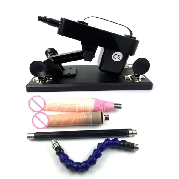 A2 Automatic Sex Machine With Vibrating  Dildo Extender Rods Sex Machines
