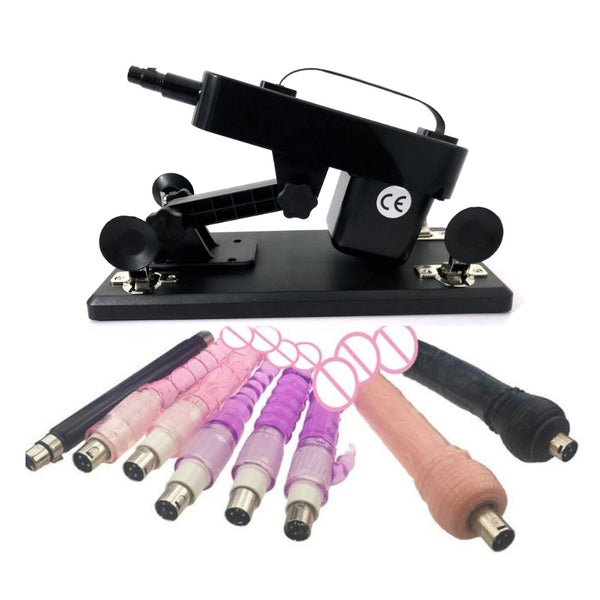 A2 Automatic Sex Machine 7 Dildos Thrusting Gun Anal Masturbation Sex Machines