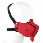 Dog   Puppy Play Detachable Nose Slave Mask Hoods
