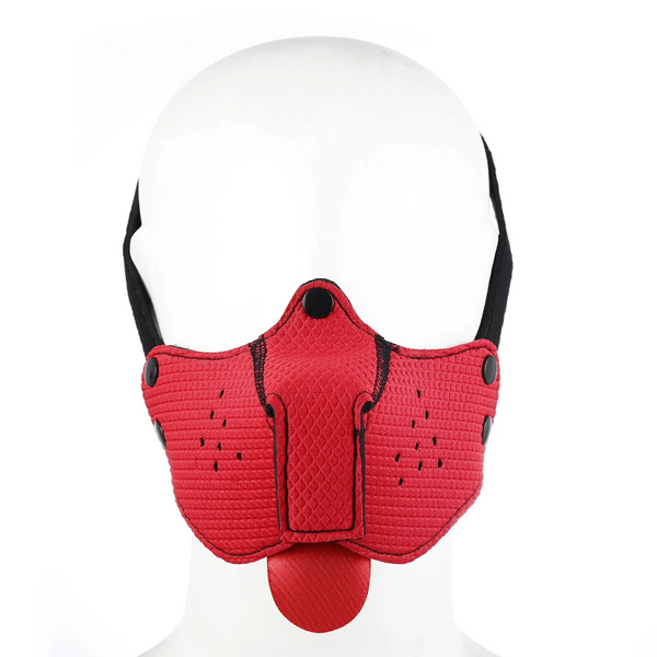 Dog   Puppy Play Detachable Nose Slave Mask Hoods