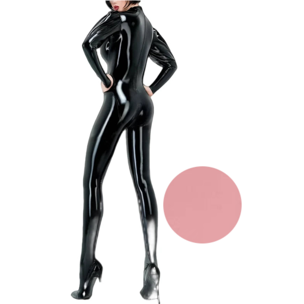 Latex Gummi Catsuit With Puff Sleeves Handmade Bodysuit For Women And Men Bodies & Catsuits