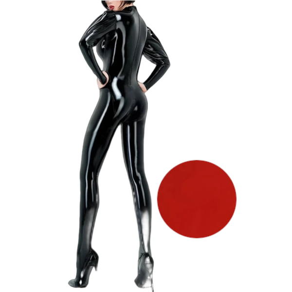 Latex Gummi Catsuit With Puff Sleeves Handmade Bodysuit For Women And Men Bodies & Catsuits