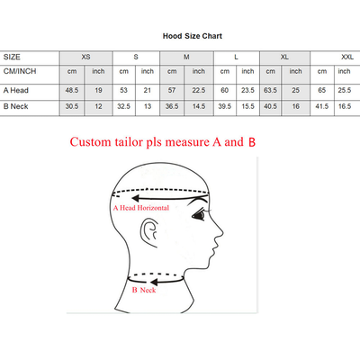 Black Latex Hood Rubber Mask With Hairpieces Wigs Bows Neck Lace Hoods