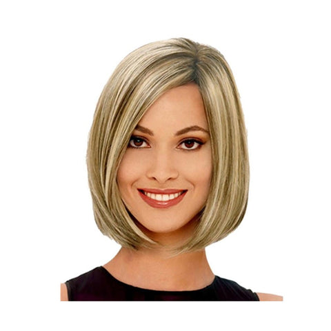 Short Bob Wig Black Hair Wigs Cosplay Party Costume
