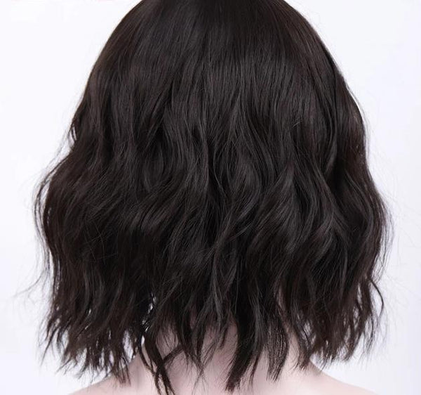 Short Wavy Pastel Wig Wigs Facial Hair