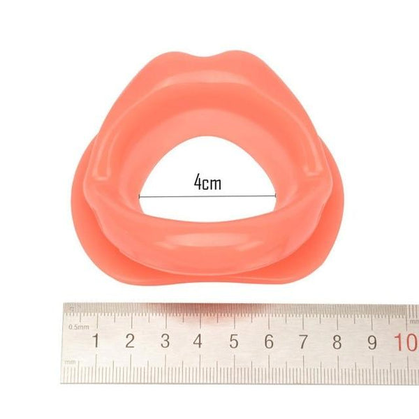 Silicone Rubber Open Mouth Lips Gag   Kink Gags