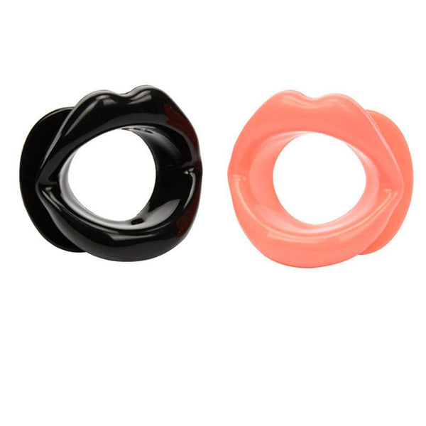 Silicone Rubber Open Mouth Lips Gag   Kink Gags