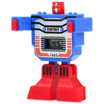 Veile Studios Skmei 1095 Robot Dial Led Watch With Rubber Band For Children Blue Children's Watches