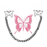 Nipple & Clitoral Toys House Of Dasein Sm Nipple Clips Butterfly Breast Stainless Steel Clamps Bdsm Toys