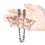 Nipple & Clitoral Toys House Of Dasein Sm Nipple Clips Butterfly Breast Stainless Steel Clamps Bdsm Toys