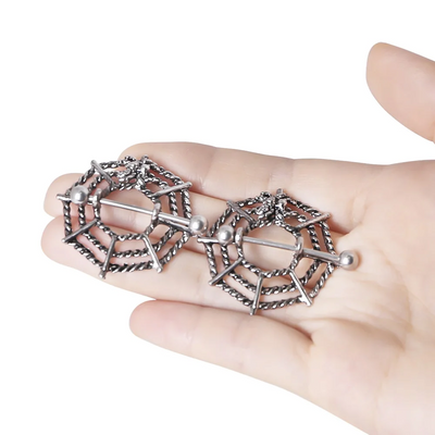 Sm Piercing Nipple Clips Spider Breast Stainless Steel Clamps Toys Nipple & Clitoral Toys