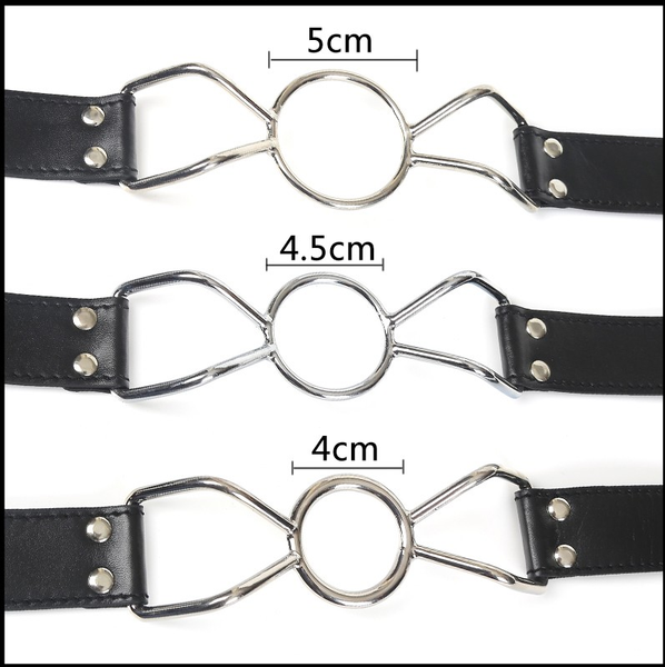 Metal Open Mouth Ring Gag  Kink Fetish Restraints Gags