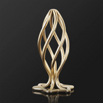 House Of Dasein Spiral Stainless Steel Anal Plug Clitoris Butt Erotic Goods For Adults Non Vibrating Butt Plugs