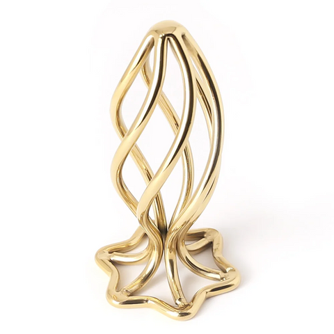 House Of Dasein Spiral Stainless Steel Anal Plug Clitoris Butt Erotic Goods For Adults Non Vibrating Butt Plugs