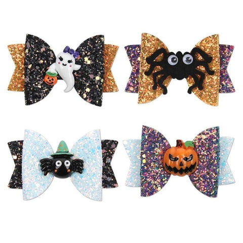 Spooky Hair Bows Hair Accessories