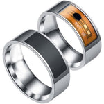 Veile Studios Stainless Steel Ring Type Nfc Control Smart Bracelet Black Us 12 Rings