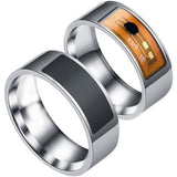 Veile Studios Stainless Steel Ring Type Nfc Control Smart Bracelet Black Us 12 Rings