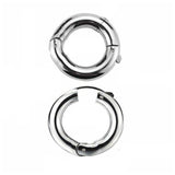 Stainless Steel Ball Stretcher Penis Metal Cock Ring For Men